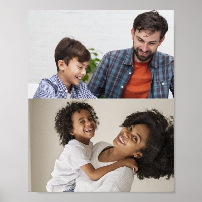 Anpassen Ihrer eigenen 2-FotoCollage Poster (Vorne)