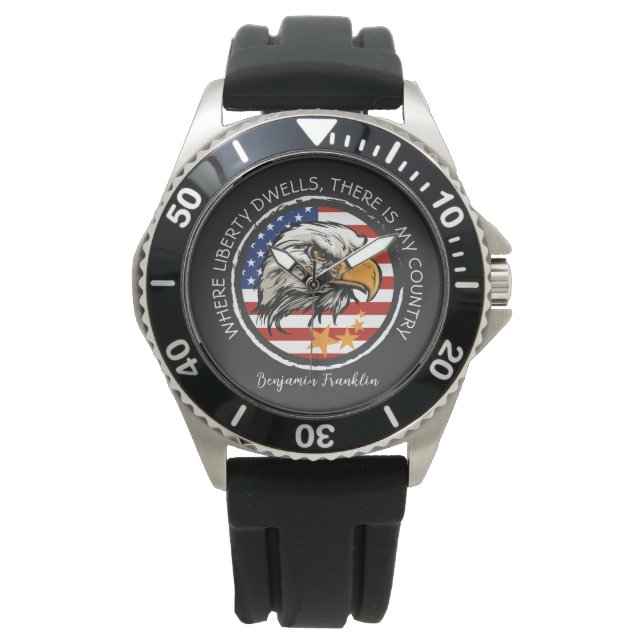 Anpassen Ihres American Eagle Designs Armbanduhr (Vorderseite)