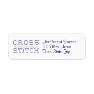 Anpassen Ihres Cross-Stich-Etiketts