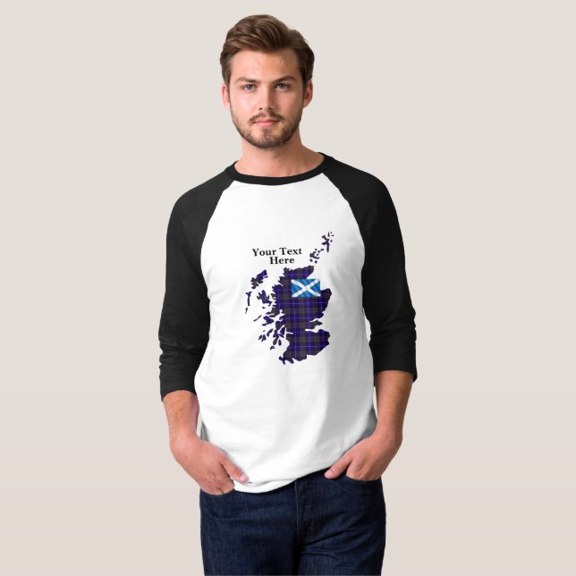 Anpassen Ihres eigenen Stolzes an den schottischen T-Shirt (Vorne ganz)