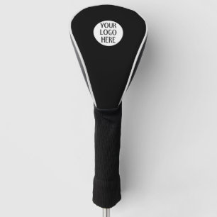 Anpassen Ihres Schwarz-weißen Firmenlogos Golf Headcover