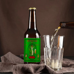 Anpassen Lustiger Südlicher Alligator Angel Windsu Bierflaschenetikett