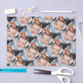 Anpassen mit dem Foto-Musterpapier Seidenpapier