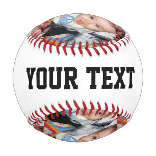 Anpassen mit Foto und Text Baseball