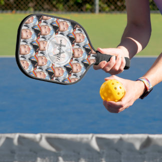 Anpassen mit Ihrem benutzerdefinierten Foto Monogr Pickleball Schläger