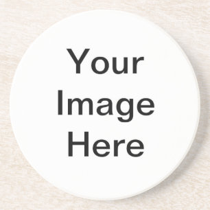 Anpassen mit Ihrem Firmenlogo oder Firmennamen Sandstein Untersetzer