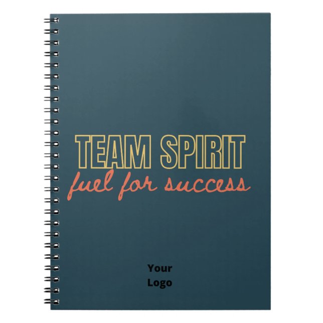 Anpassen mit Logo Team Spirit Office Company Notizblock (Vorderseite)