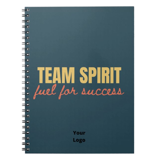 Anpassen mit Logo Team Spirit Office Company Notizblock (Vorderseite)
