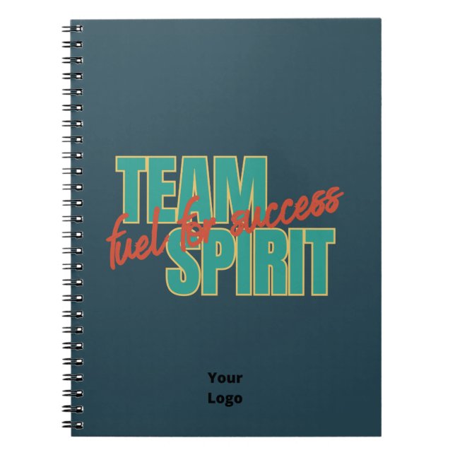 Anpassen mit Logo Team Spirit Office Company Notizblock (Vorderseite)
