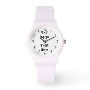 Anpassen mit personalisierten Bildern und Texten Armbanduhr