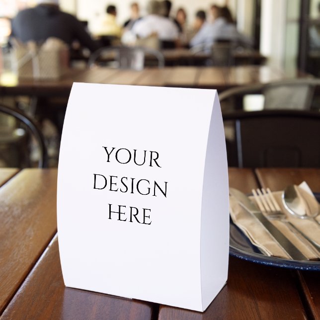 Anpassen oder Personalisieren  Tischaufsteller (In Situ (Restaurant))