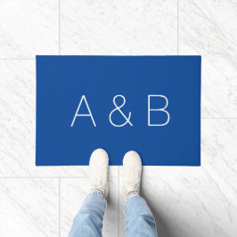 Anpassen, personalisieren des Alphabets als Anfang Fußmatte