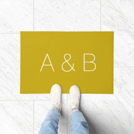 Anpassen, personalisieren des Alphabets als Anfang Fußmatte