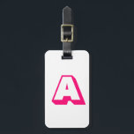 Anpassen, personalisieren des Alphabets als Anfang Gepäckanhänger<br><div class="desc">Anpassen,  personalisieren der Anfangsbuchstaben des Alphabets in Monogramm</div>