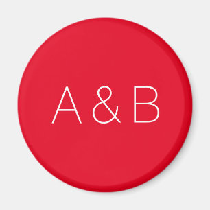Anpassen, personalisieren des Alphabets als Anfang Magnet