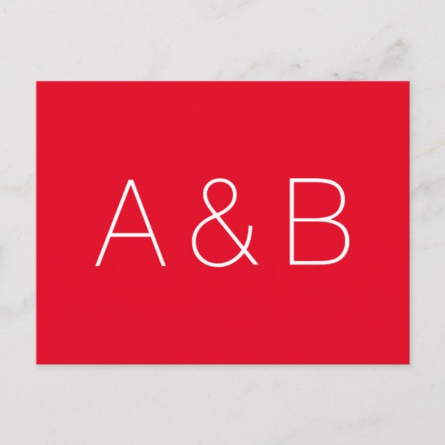 Anpassen, personalisieren des Alphabets als Anfang Postkarte (Vorderseite)