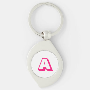 Anpassen, personalisieren des Alphabets als Anfang Schlüsselanhänger