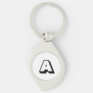 Anpassen, personalisieren des Alphabets als Anfang Schlüsselanhänger