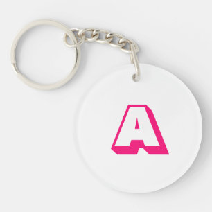Anpassen, personalisieren des Alphabets als Anfang Schlüsselanhänger