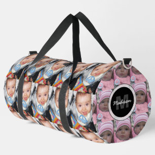 Anpassen Sie Ihr benutzerdefiniertes Vier-Foto-Mus Duffle Bag