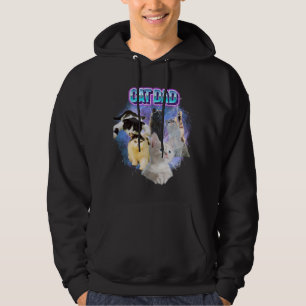 Anpassen Sie Ihr eigenes Cat Mama Bootleg Stil 90e Hoodie
