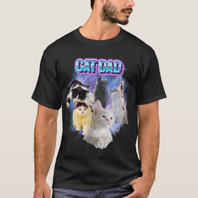 Anpassen Sie Ihr eigenes Cat Mama Bootleg Stil 90e T-Shirt (Vorderseite)