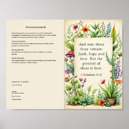 Anpassen und Herunterladen von Church Bulletin Poster