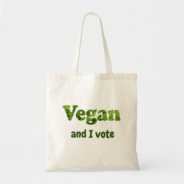 Anpassen Veganer aktivistischer Wähler Tragetasche (Vorne)