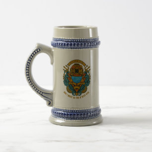 Anpassen Vintage Tiefsee-Taucher Poseidon  Bierglas