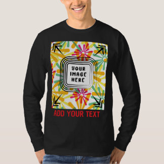 Anpassen von Foto und Text hinzufügen T-Shirt