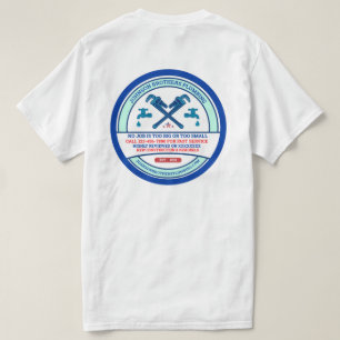 Anpassen von Händlern für Klempner T-Shirt