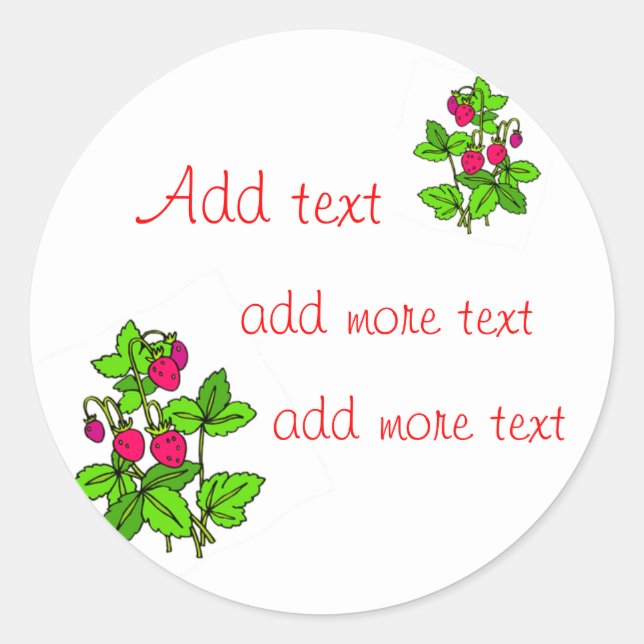 Anpassen von Labels Runder Aufkleber (Vorderseite)