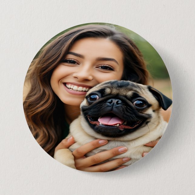 Anpassen von Mops-Foto hinzufügen Button (Vorderseite)