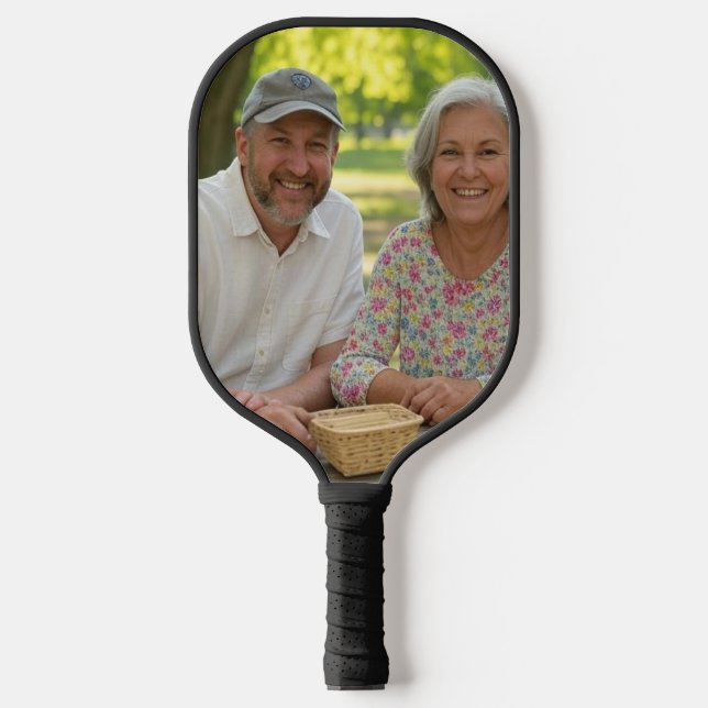 Anpassen von neuem Foto hinzufügen Pickleball Schläger (Vorderseite)