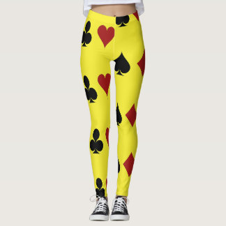 Anpassen von Poker-Kartensymbolen Leggings
