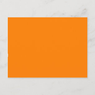 Anpasster Orange Color Designer Postkarte
