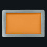 Anpasster Orange Color Designer Rechteckige Gürtelschnalle<br><div class="desc">Anpasster Orange Color Designer</div>