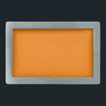 Anpasster Orange Color Designer Rechteckige Gürtelschnalle<br><div class="desc">Anpasster Orange Color Designer</div>