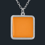 Anpasster Orange Color Designer Versilberte Kette<br><div class="desc">Anpasster Orange Color Designer</div>