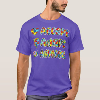 Anpassung akzeptieren und befürworten T-Shirt