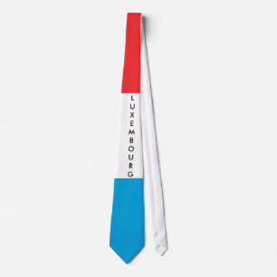 Anpassung der luxemburgischen Flag-Krawatte Krawatte