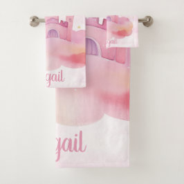 Anpassung des Girls Rule Palace Badhandtuch Set