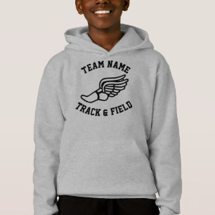Anpassung des Teamnamens für Track und Field Runn Hoodie