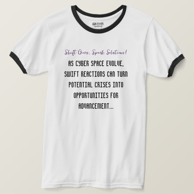 Anpassung und Reaktion an den sich verändernden Hi T-Shirt (Design vorne)