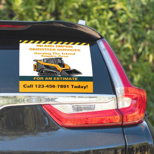 Anpassung von Skid Steer zur Miete Kleintransporte Aufkleber
