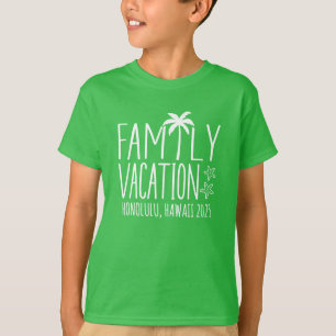 Anpassungsgruppe für Familienurlaub T-Shirt