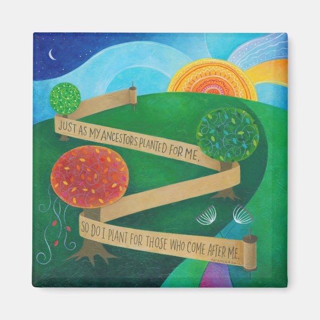 Anpflanzung von Torah Magnet (Vorne)