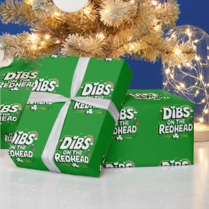 Anrecht auf die Rothaarige Lustiger St. Patrick's Geschenkpapier