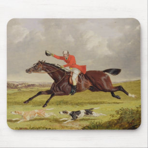 Anregenjagdhunde, 1839 (Öl auf Platte) Mousepad