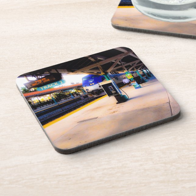 Anreise Track 2 Getränkeuntersetzer (Linke Seite)